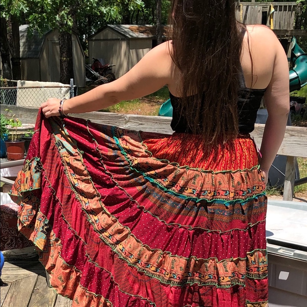 Boho/festival style skirt.
